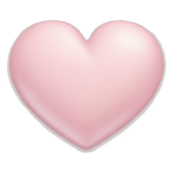 Heart pastel pink sticker