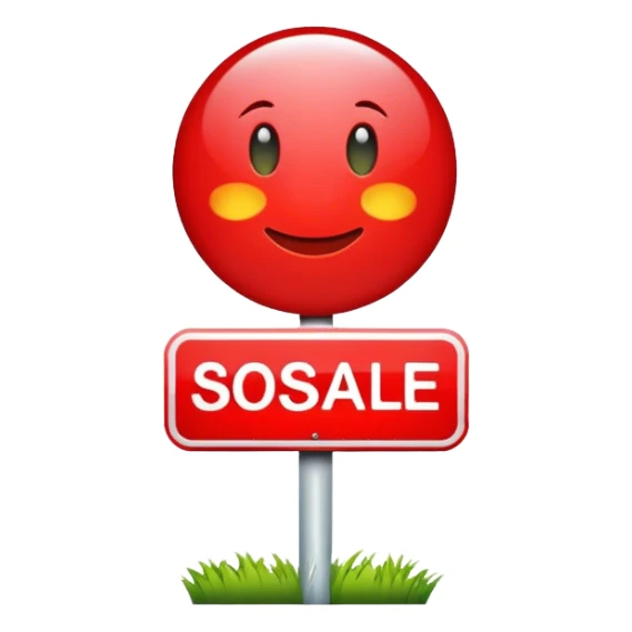 For Sale Sign sticker