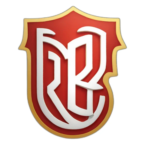 RCB logo  sticker