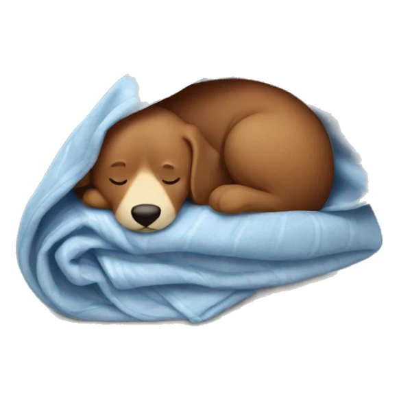 Paddington sleeping in a blanket sticker