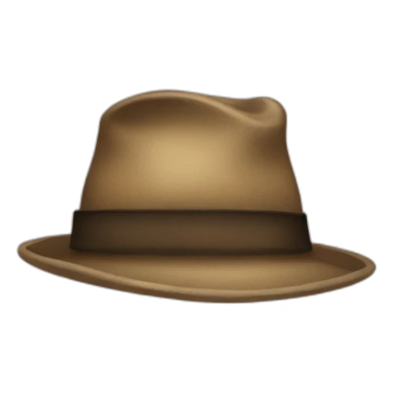 Old Jewish hat sticker