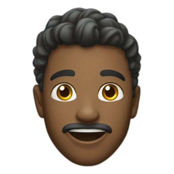 Lune qui sourit sticker