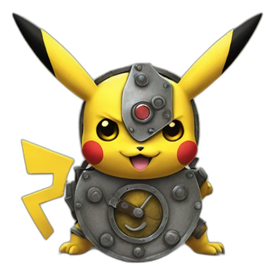 pokemon-pikachu-metal sticker
