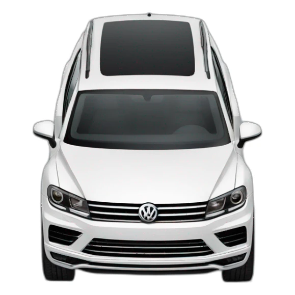 Volkswagen touareg car sticker