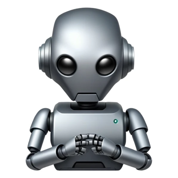 Stealth robot with cloaking panels and low profile sticker