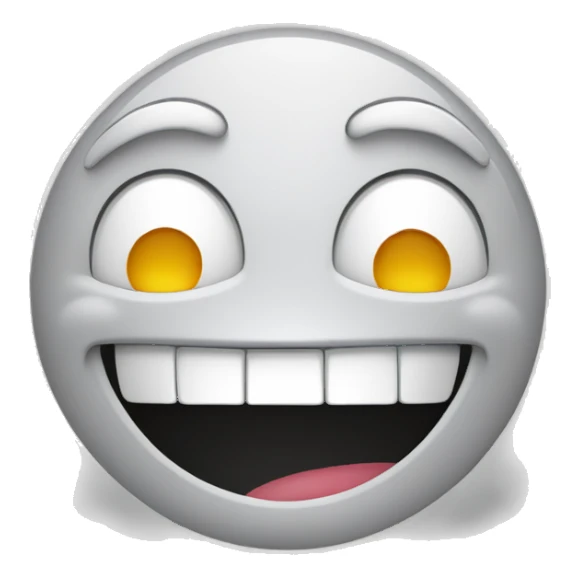 Emoji smiling crazy sticker