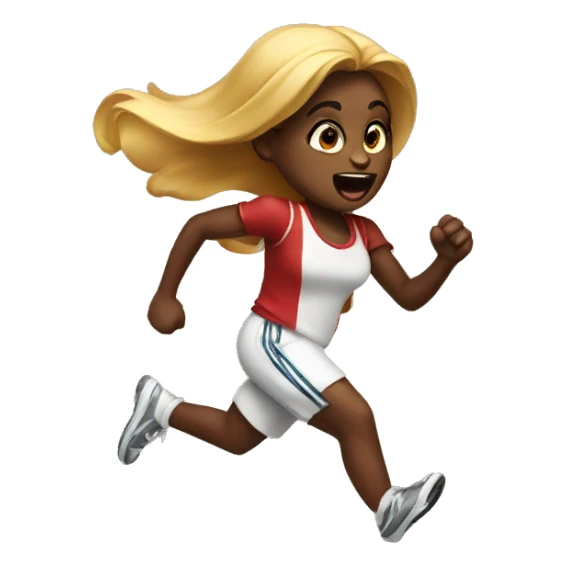 diddy running after girl sticker