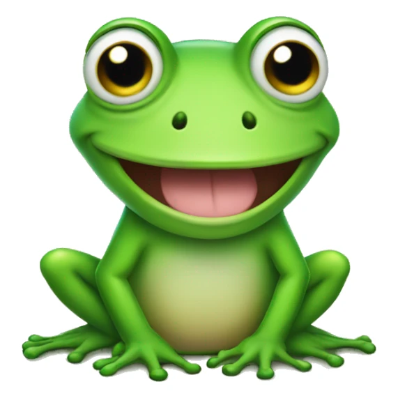 happy frog sticker