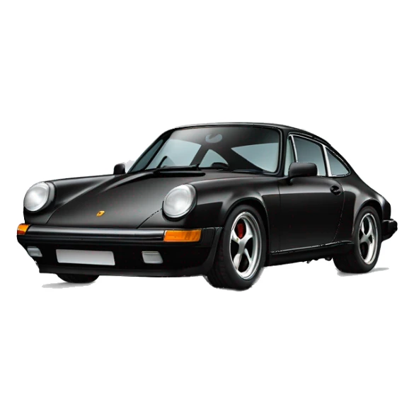 Porsche 911 black sticker