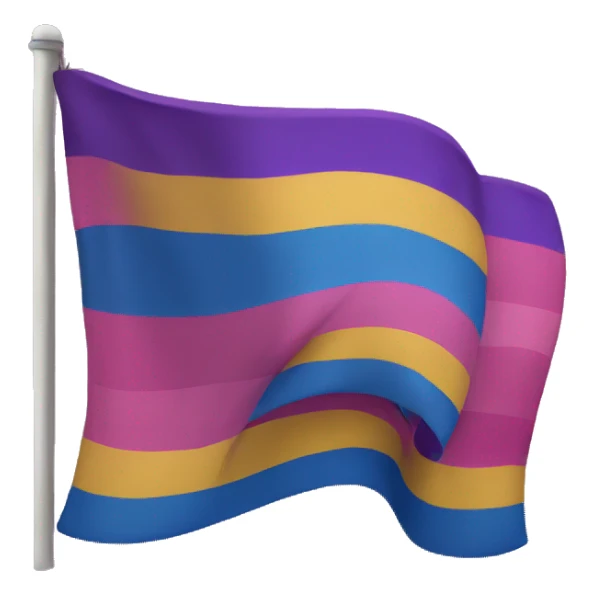 bi flag sticker