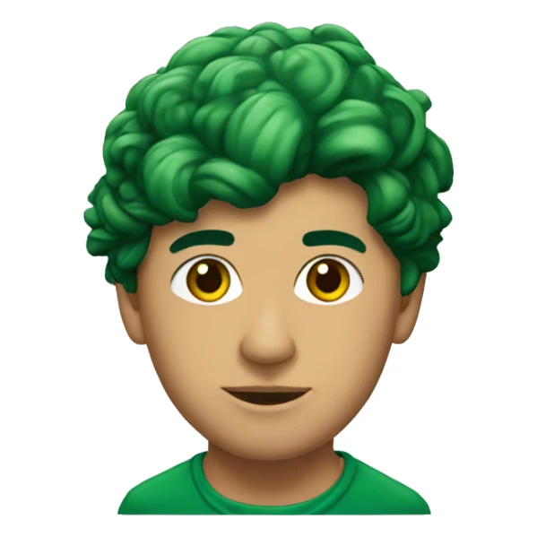 Joya pulida verde Esmeralda sticker