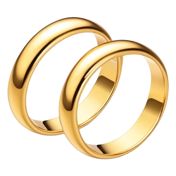 Wedding rings intertwined sticker