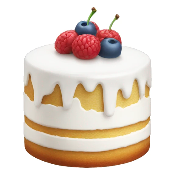 Cake white sticker