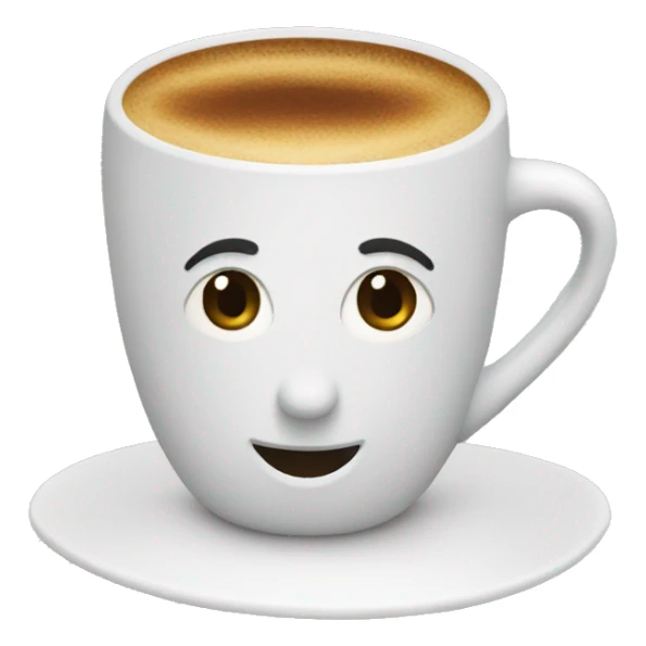 Small coffee arabic cup sticker