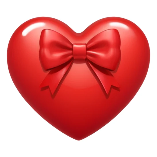 holiday themed heart sticker