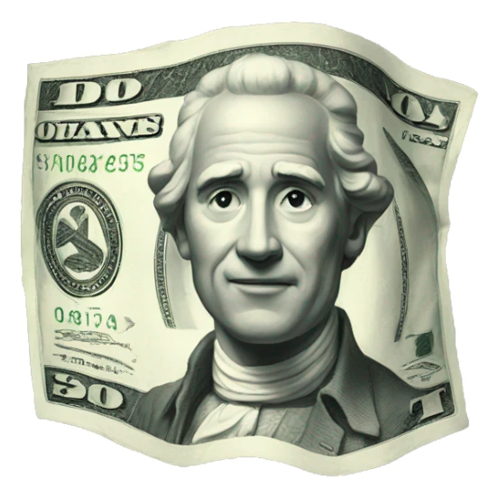 single dollar icon sticker