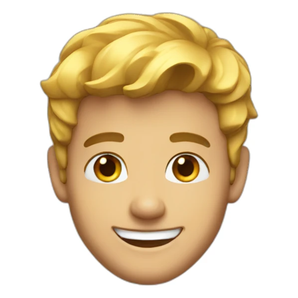 smiling justin sticker