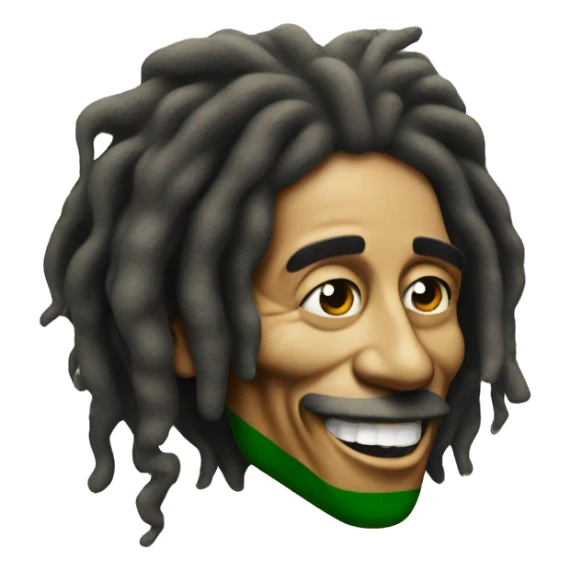 Bob marley smoke weed sticker
