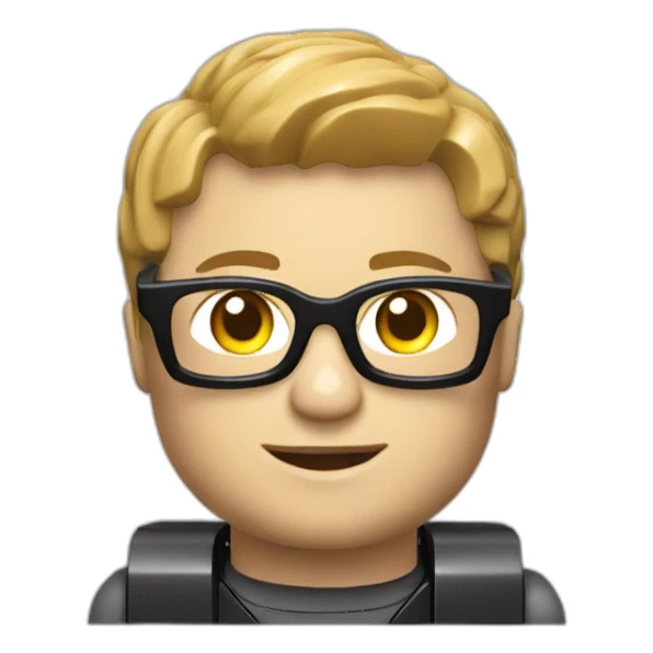 A developper with lego computer sticker