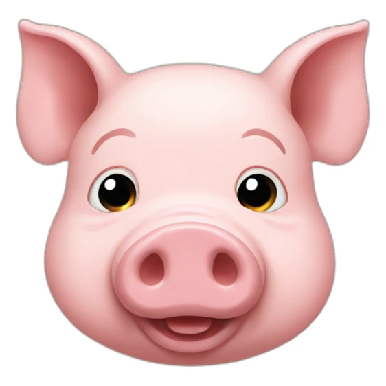 pig porky sticker
