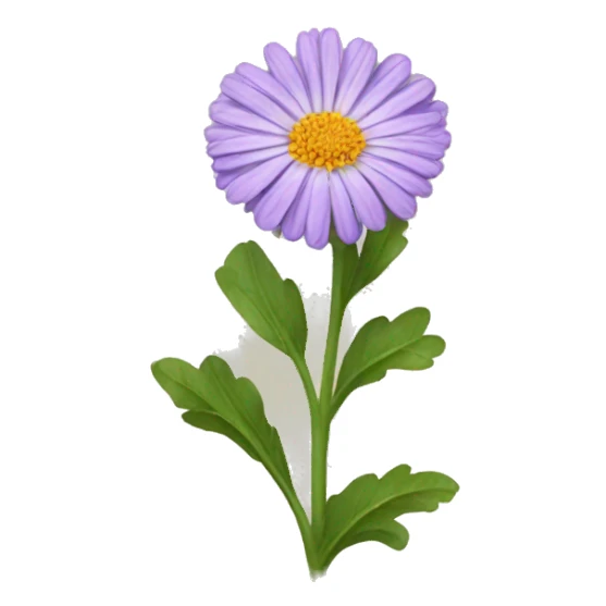 Calendula lilac sticker