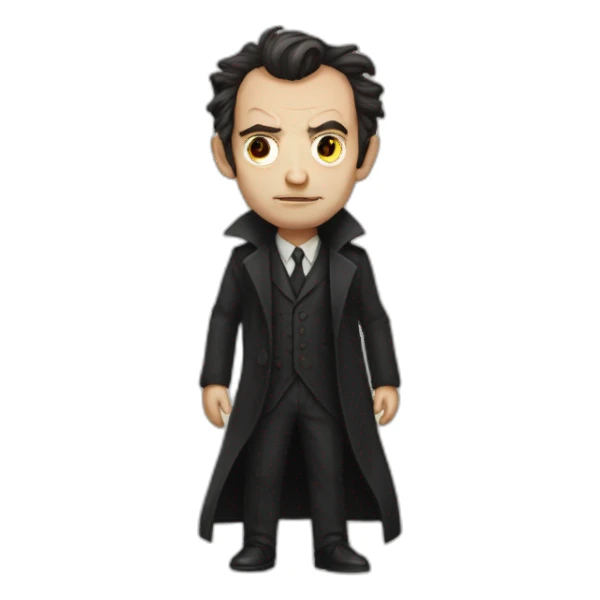 crowley démon good omens sticker