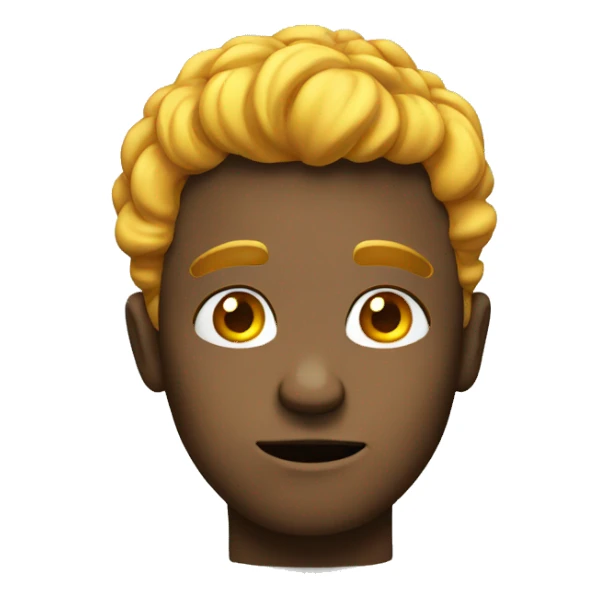 thinking character sticker