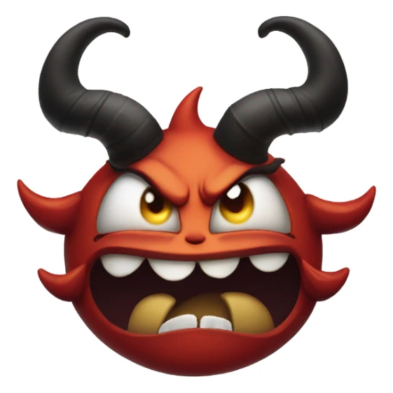evil emoji secret sticker