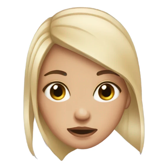 Girls with acne sticker