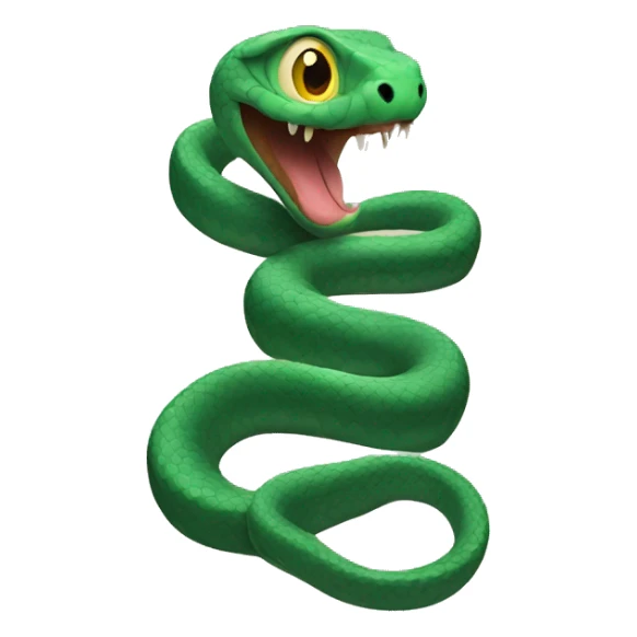 snake standing on hands sticker