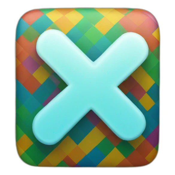 Colorful check mark sticker