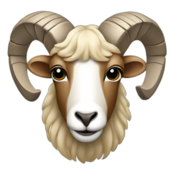 A sustainable ram sticker