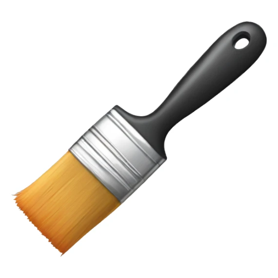 Paintbrush flying sticker