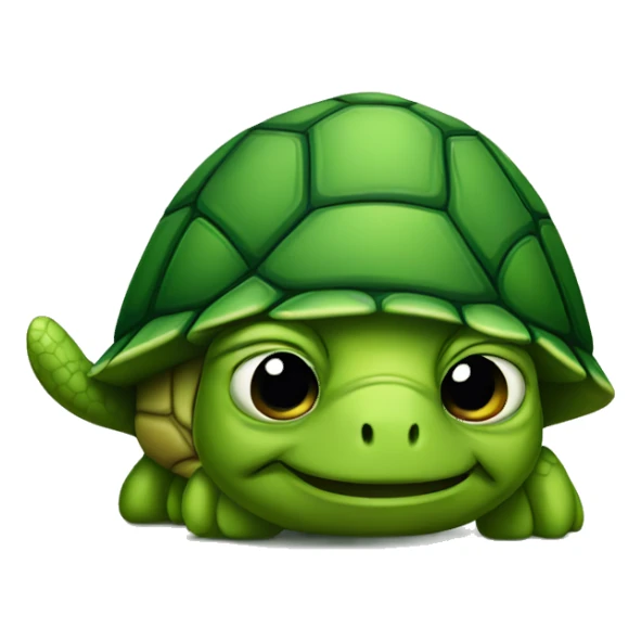frowning turtle sticker