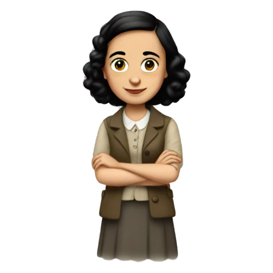 Anne frank sticker