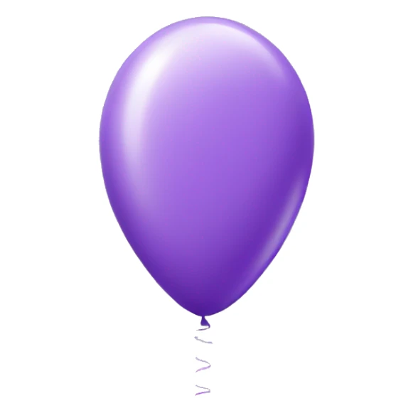 long shaped balloon sticker
