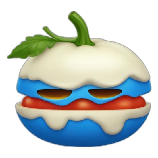 Tomate bleue sticker