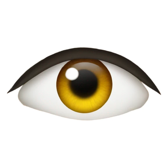 eye with eyelashes sticker