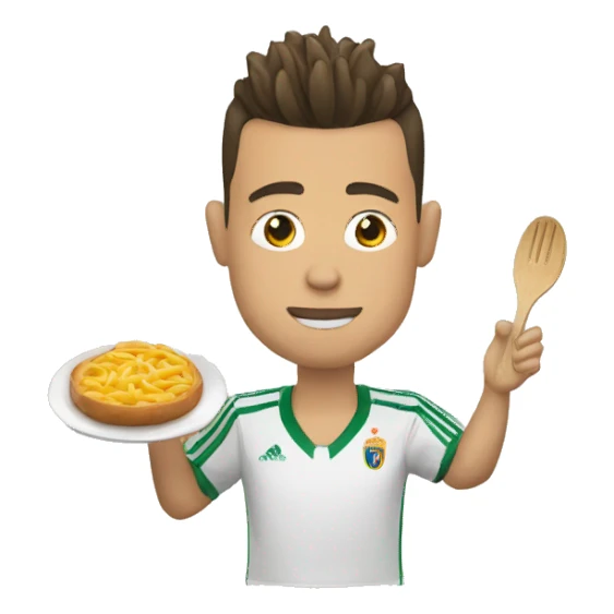 Ronaldo qui mange des pâtes  sticker