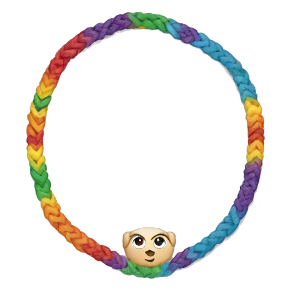 Friendship bracelet sticker