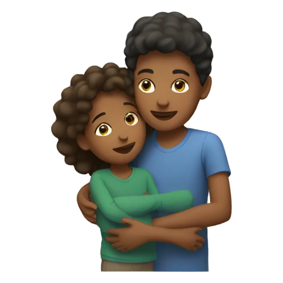 Mother with son sticker