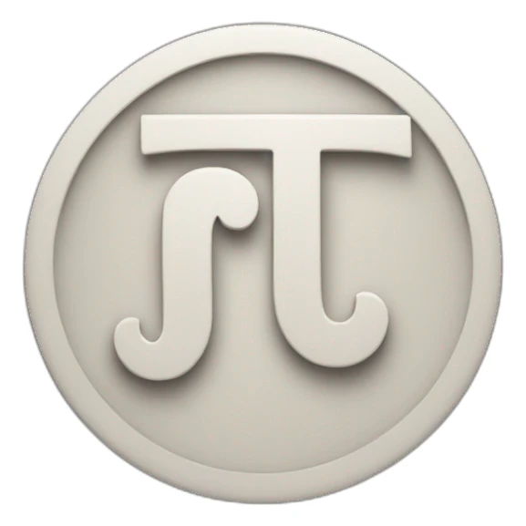 pi symbol sticker