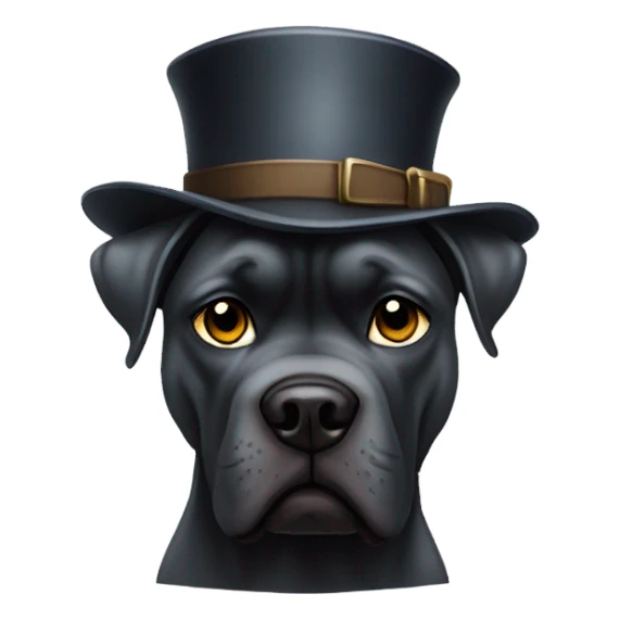 A Cane Corso dressed as Sherlock Holmes. sticker