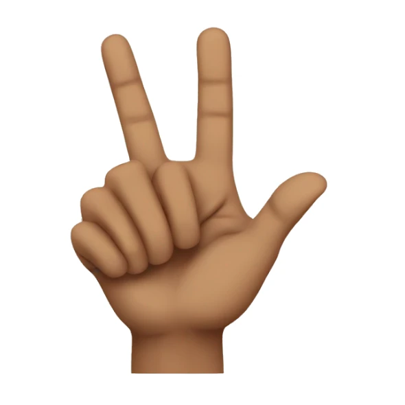 westside hand sign sticker