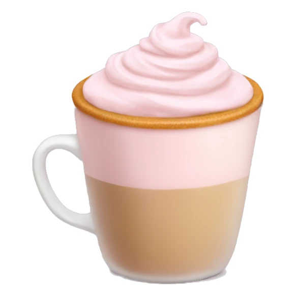 Light pink pumpkin latte sticker
