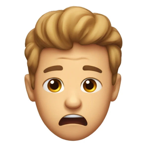 Annoyed tongue out  sticker