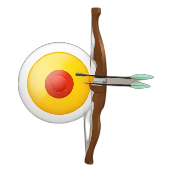 picture a target for the bow sticker