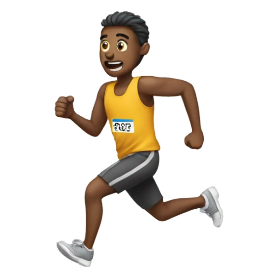 person rags running sticker