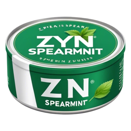 Zyn spearmint snus sticker