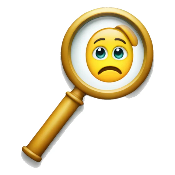 The letter W under a magnifier sticker